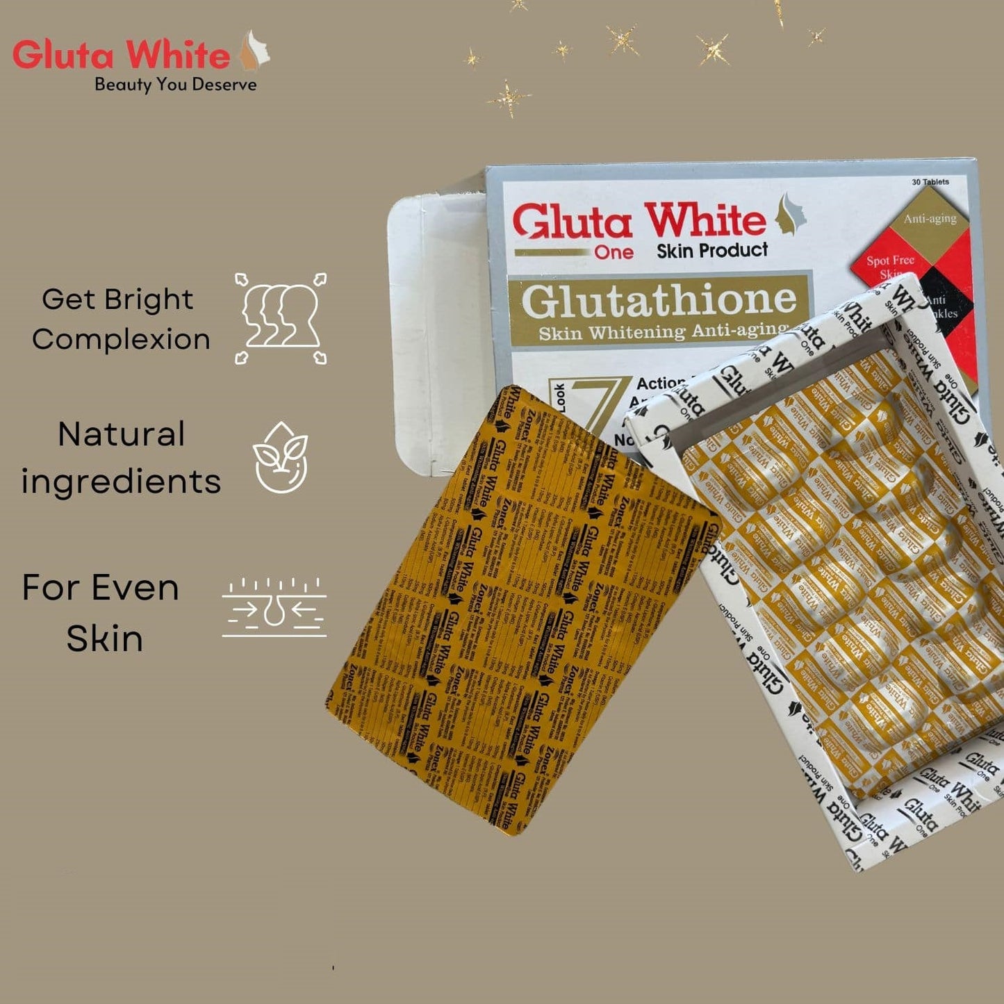Gluta White Tablets (30 days)